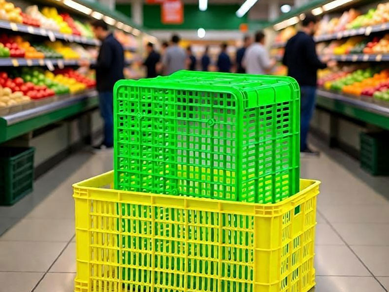 Efficiently solving the challenges of fresh food transportation and storage: How to choose a suitable turnover basket